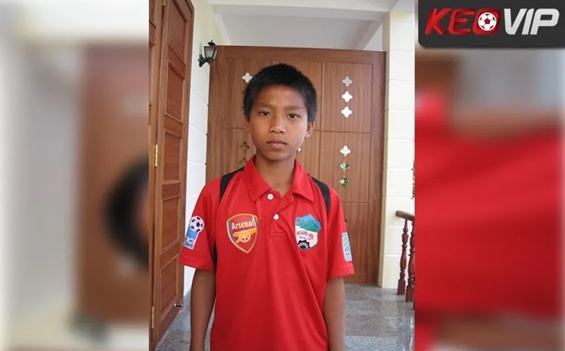 Văn Thanh trong màu áo Học viện HAGL - Arsenal JMG